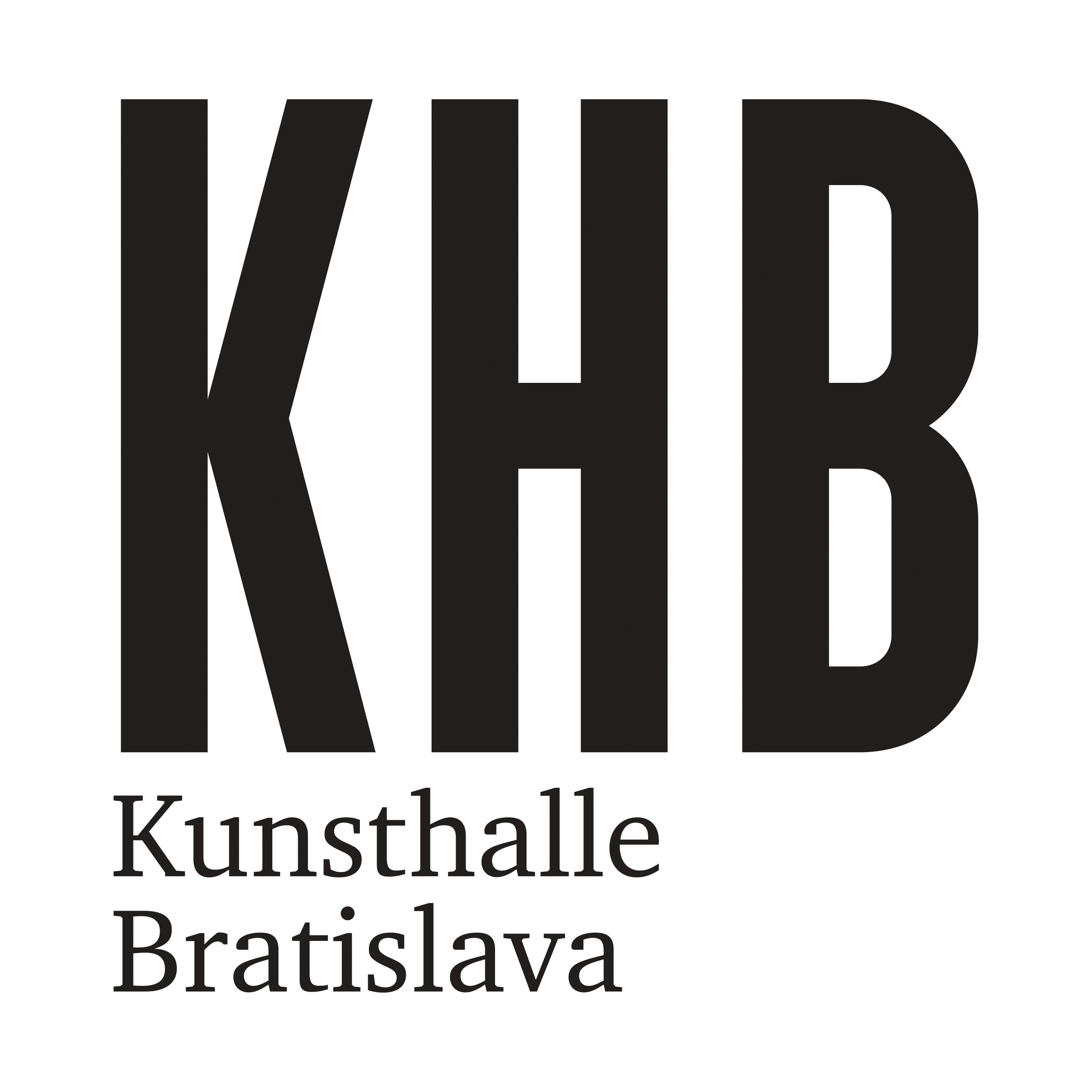 Logo Kunsthalle Bratislava